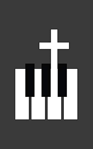 Keyboard And Cross: Keyboard And Cross Musician Christian Band Music Notebook - Spiritual Religious Musical Doodle Diary Book Gift For Pianist ... L