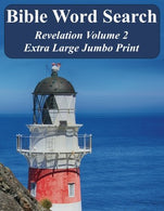 Bible Word Search Revelation Volume 2: King James Version Extra Large Jumbo Print (Bible Memory Lighthouse Series)