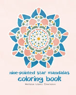 Nine-pointed Star Mandalas. Coloring Book