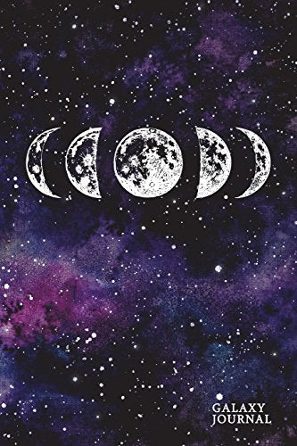 Galaxy Journal: Dot Grid Moon Phases Composition Notebook for Note Taking. Journaling. Doodling. School or Work | Pocket (6 x 9) Soft Matte Cover (G