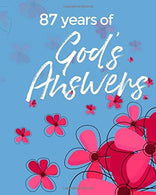 87 Years of God's Answers: 87th Birthday - Positivity. Prayer and Gratitude Journal Notebook Diary - Positive Christian Mindset for Girls. Teens &am