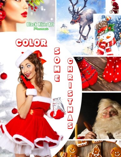 Color Some Christmas Grayscale Coloring Book