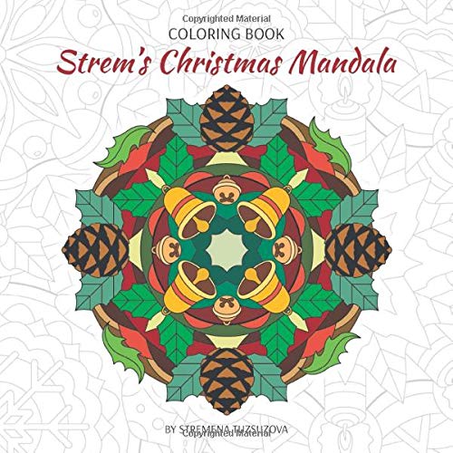 Strem's Christmas Mandala Coloring Book