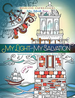 My Light and My Salvation: Inspirational Adult Coloring Book (Majestic Expressions)