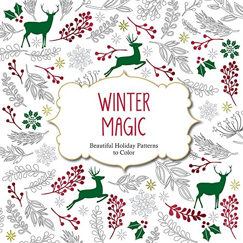 Winter Magic: Christmas Patterns to Color (Color Magic)