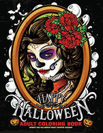 Happy Halloween Coloring Book: Spooky and Halloween Night Creative Design for Adults