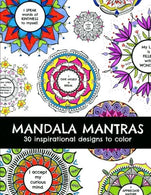 Mandala Mantras: Coloring book